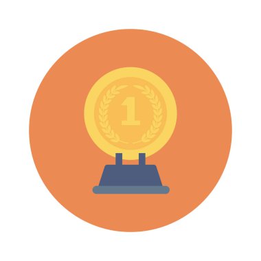 Madalya Ödülü simgesi. vektör çizim 