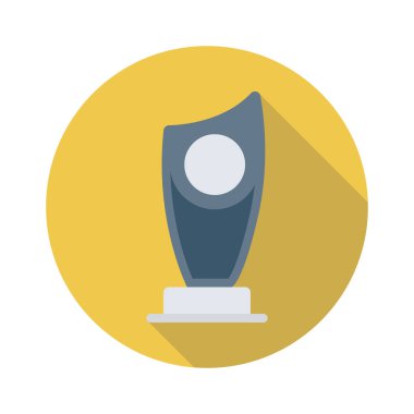 Etkinlik vektörü düz simge bardağı, kupa  