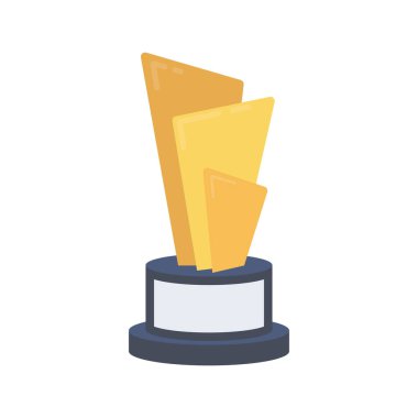 Etkinlik vektörü düz simge bardağı, kupa  