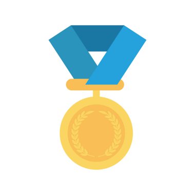 Madalya, ödül, şampiyon. vektör illüstrasyonu 