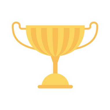 Etkinlik vektörü düz simge bardağı, kupa  