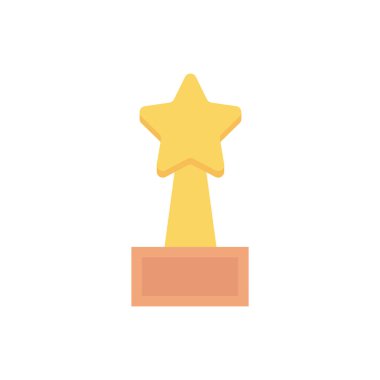 Etkinlik vektörü düz simge bardağı, kupa  