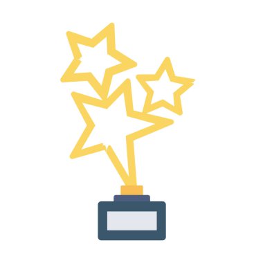 Etkinlik vektörü düz simge bardağı, kupa  