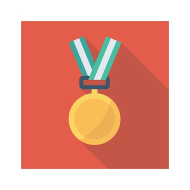 Madalya Ödülü simgesi. vektör çizim 