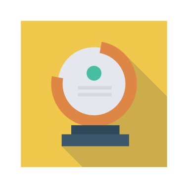 Vektör düz simge. Kupa, kupa  