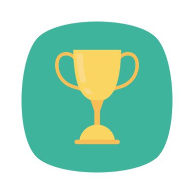 Vektör düz simge. Kupa, kupa  