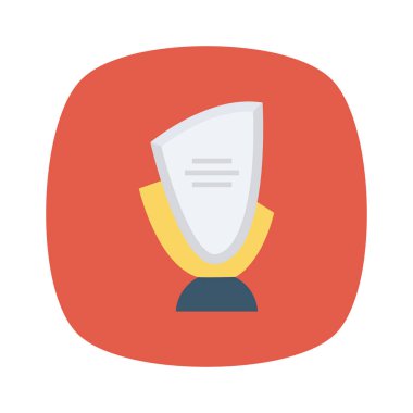 Vektör düz simge. Kupa, kupa  