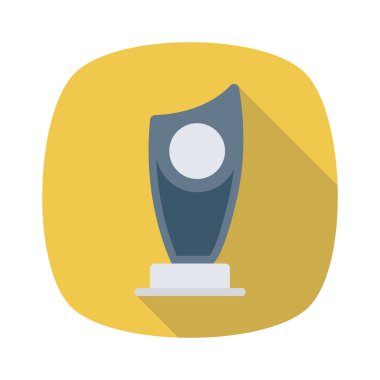 Etkinlik vektörü düz simge bardağı, kupa  