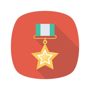 Madalya, ödül, şampiyon. vektör illüstrasyonu 