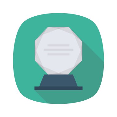 Etkinlik vektörü düz simge bardağı, kupa  