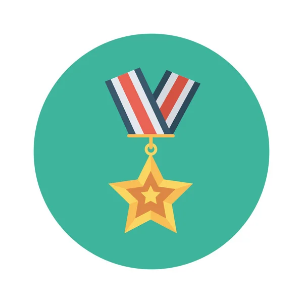 Medal Award Icon Vector Illustration — Stock Vector