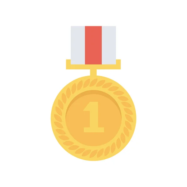 Medalha Prémio Campeão Ilustração Vetorial — Vetor de Stock