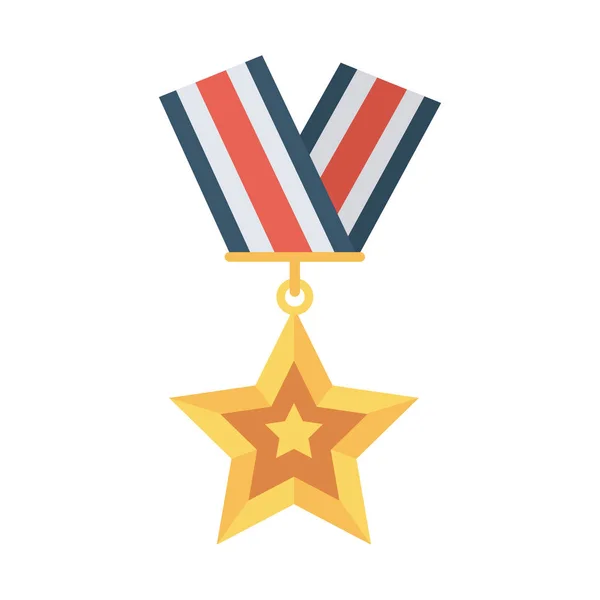 Медаль Награда Чемпион Векторная Иллюстрация — стоковый вектор