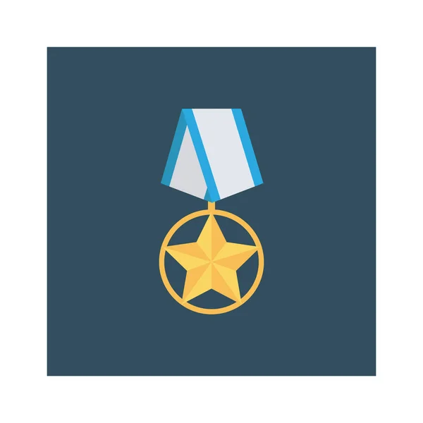 Medal Award Icon Vector Illustration — Stock Vector