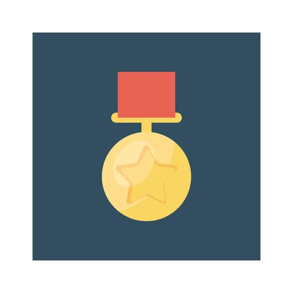 Medal Award Icon Vector Illustration — Stock Vector