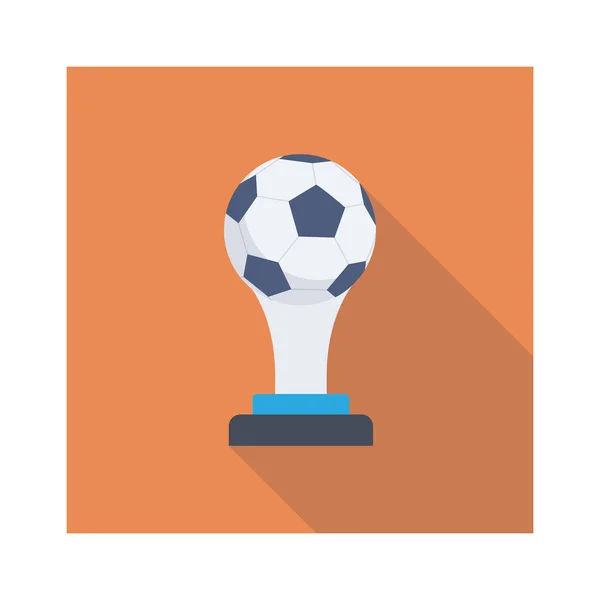 stock vector Vector illustration  flat icon. Reward, football cup