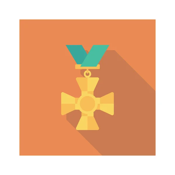 Medal Nagroda Ikona Ilustracja Wektorowa — Wektor stockowy