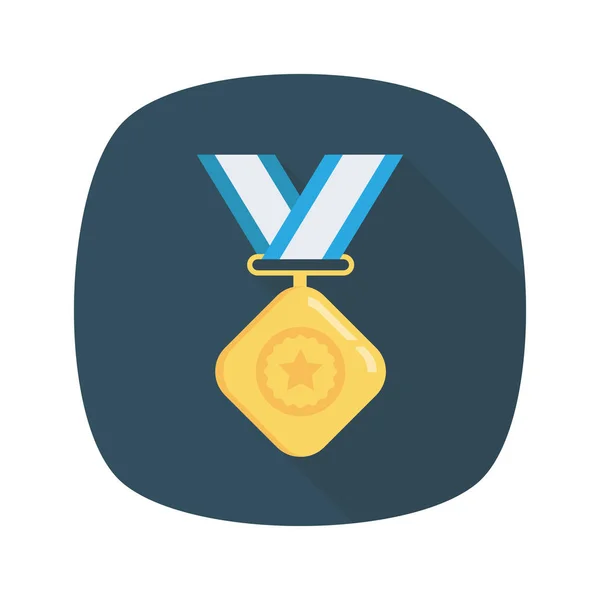 Médaille Icône Prix Illustration Vectorielle — Image vectorielle