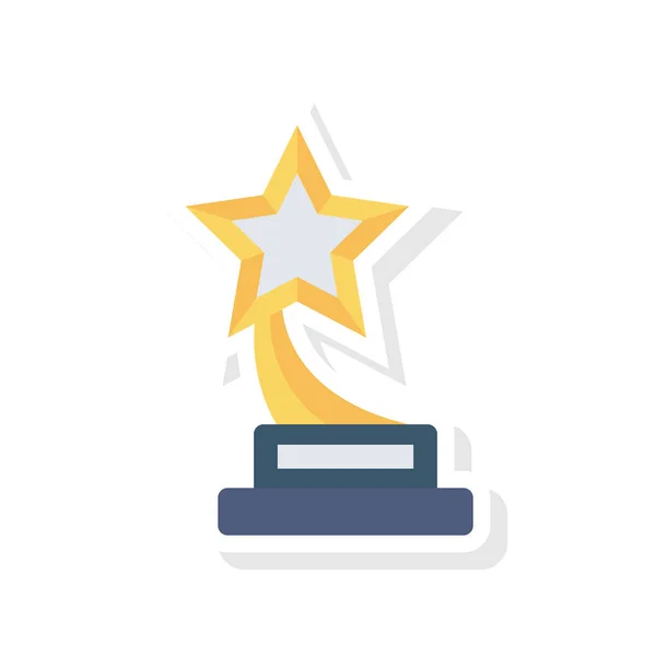 Activity Vector Flat Icon Cup Trophy — Stock Vector