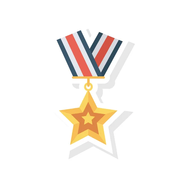 Medal Nagroda Mistrz Ilustracja Wektora — Wektor stockowy