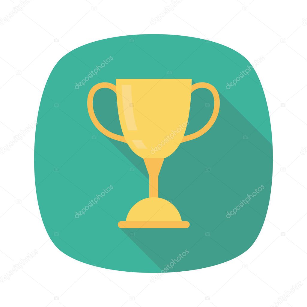 Vector flat icon. cup, trophy  