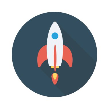 Vektör çizimi. Takım çalışması düz daire simgesi. başlat