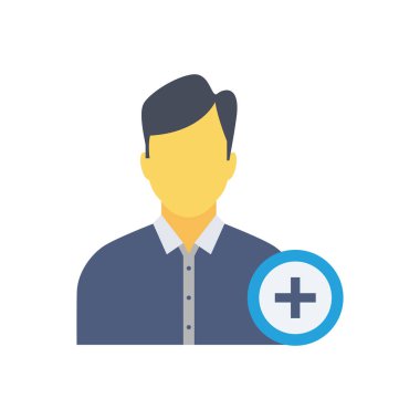 Vektör çizimi. Takım çalışması düz simgesi. İş adamı 