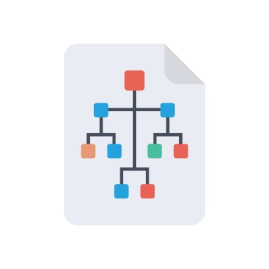 Vektör çizimi. Takım çalışması düz simgesi. belge 