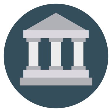 Mülk inşa etmek için İşletme Yönetimi Düz simgesi 