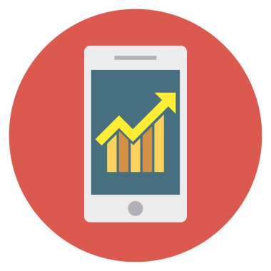 Büyüme ve artış için İş Yönetimi Düz simgesi 