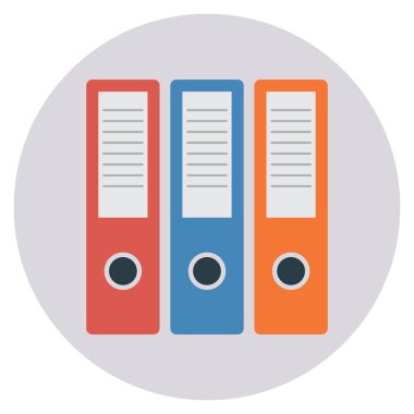 Arşiv & klasörü için İş Yönetimi Düz simgesi