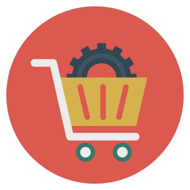 Satın almak için İş Yönetimi Düz simgeleri