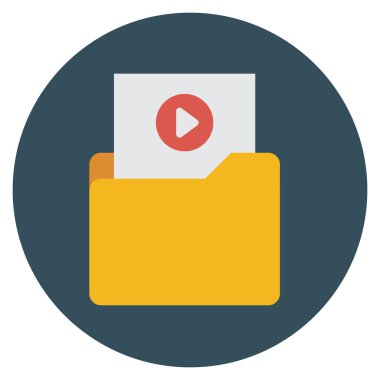 Arşiv & dizini için İş Yönetimi Düz simgesi