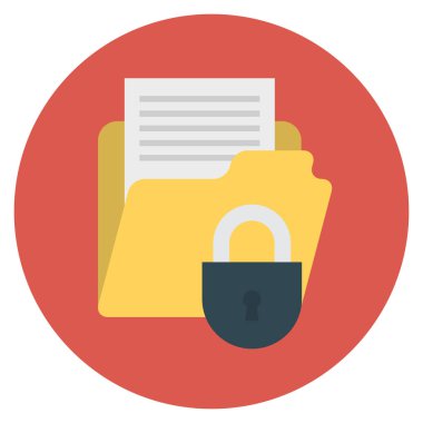 Dizin & belgesi için İş Yönetimi Düz simgesi 