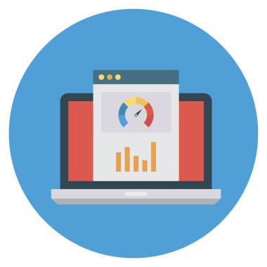 Grafik & analizleri için İş Yönetimi Düz simgesi 