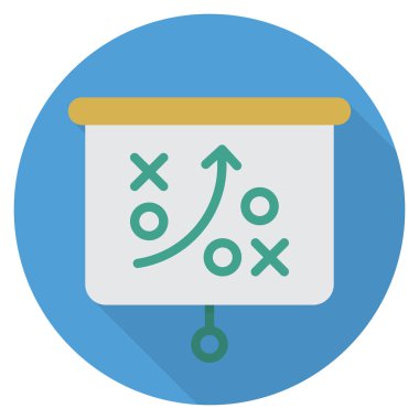 Strateji & planlama için İş Yönetimi Düz simgesi 