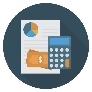 Grafik & raporu için İş Yönetimi Düz simgesi 