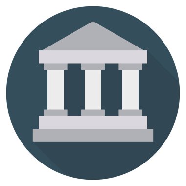 Mülk inşa etmek için İşletme Yönetimi Düz simgesi 