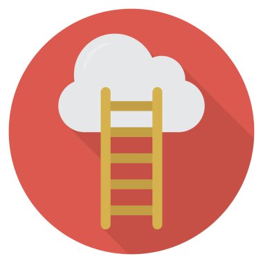 Başarı & bulutları için İş Yönetimi Düz simgeleri 