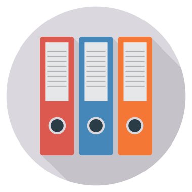 Arşiv & klasörü için İş Yönetimi Düz simgesi