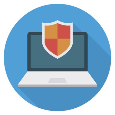 Bilgisayar & donanımı için İş Yönetimi Düz simgesi 