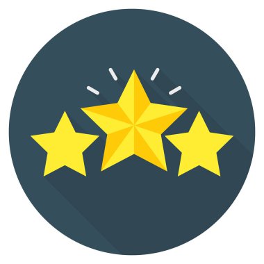 Yıldız & notu için İş Yönetimi Düz simgesi