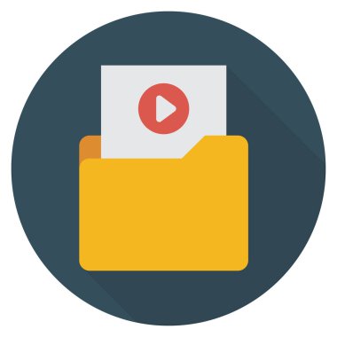 Arşiv & dizini için İş Yönetimi Düz simgesi