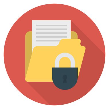 Dizin & belgesi için İş Yönetimi Düz simgesi 