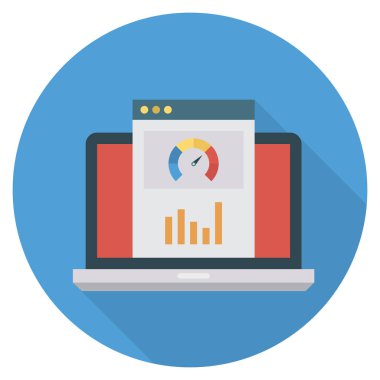 Grafik ve analiz için İş Yönetimi Düz simgeleri 