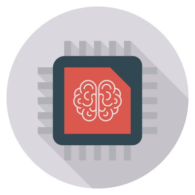 Cpu & çipi için İşletme Yönetimi Düz simgeleri