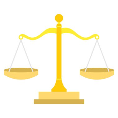 & Adalet için İş Yönetimi Düz simgeleri 