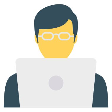 Sohbet & mesajı için İş Yönetimi Düz simgesi 