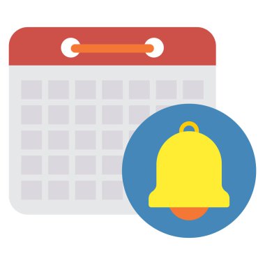 Tarih ve ay için İş Yönetimi Düz simgesi 