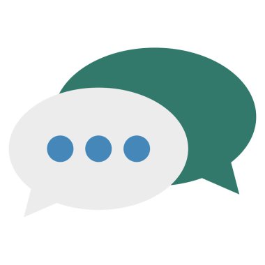 Metin & ileti için İş Yönetimi Düz simgesi 